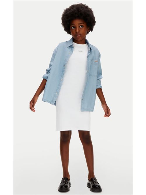 rib sleeveless dress CALVIN KLEIN JEANS | LVCKSJH07GYAF